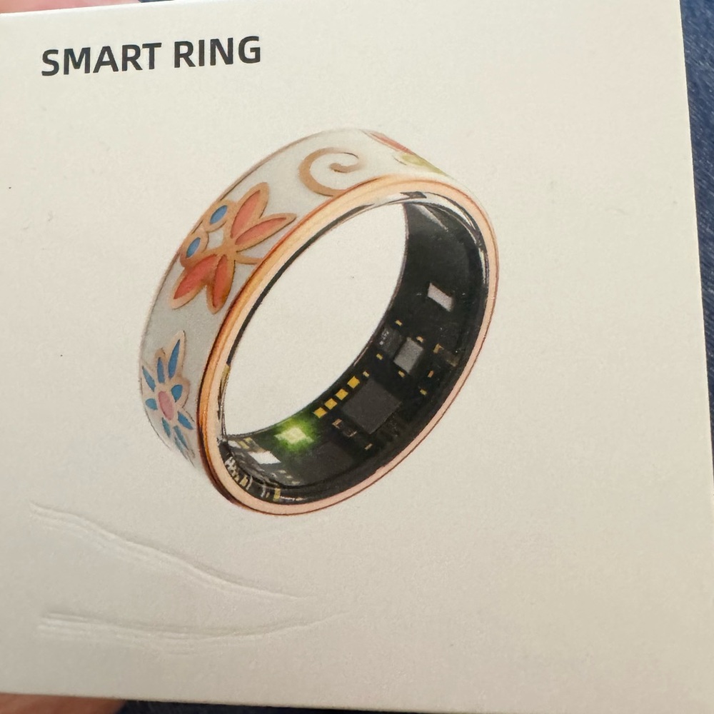 Floral Design Smart Ring - Multicolor